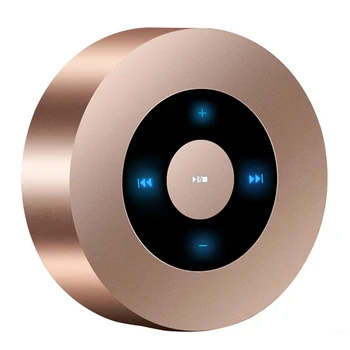 

A8 Mini Wireless Bluetooth Speaker Portable Press Screen Stereo Subwoofer Mp3 Player With Microphone Tf Card Slot Aux-In