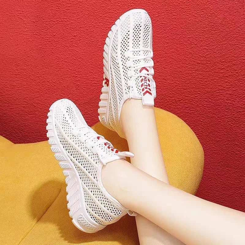 Tenis Feminino Women Tennis Shoes Summer Ultra Light Breathable Sneakers Zapatos De Mujer High Quality Girls Sports Shoes