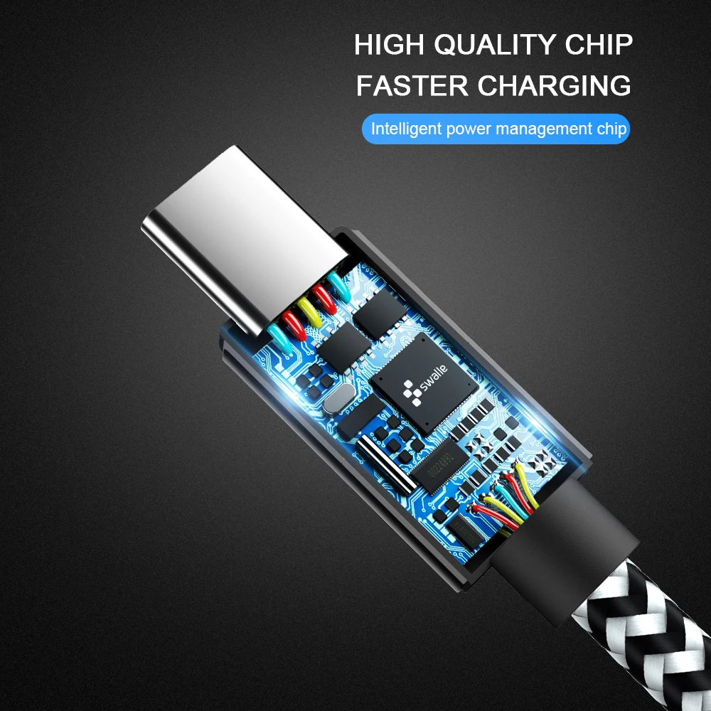Swalle USB 3,0 type C к USB C кабель для samsung S9 S8 Note 9 8 PD Быстрая зарядка 4,0 USB-C кабель для быстрой зарядки для MacBook Pro