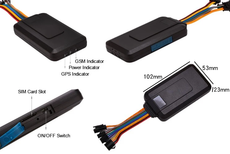 2G маленький автомобильный gps-трекер VT88 для транспортного средства реальное устройство обнаружения в реальном времени слежения с гео-забором превышения скорости сигнализации рабочее напряжение 9-36VDC