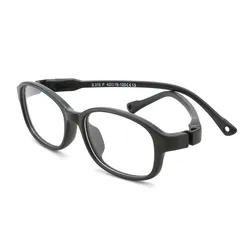 Youth Blue Light Blocking Anti - Reflective Glasses - Clear Optical Frames (BLACK)