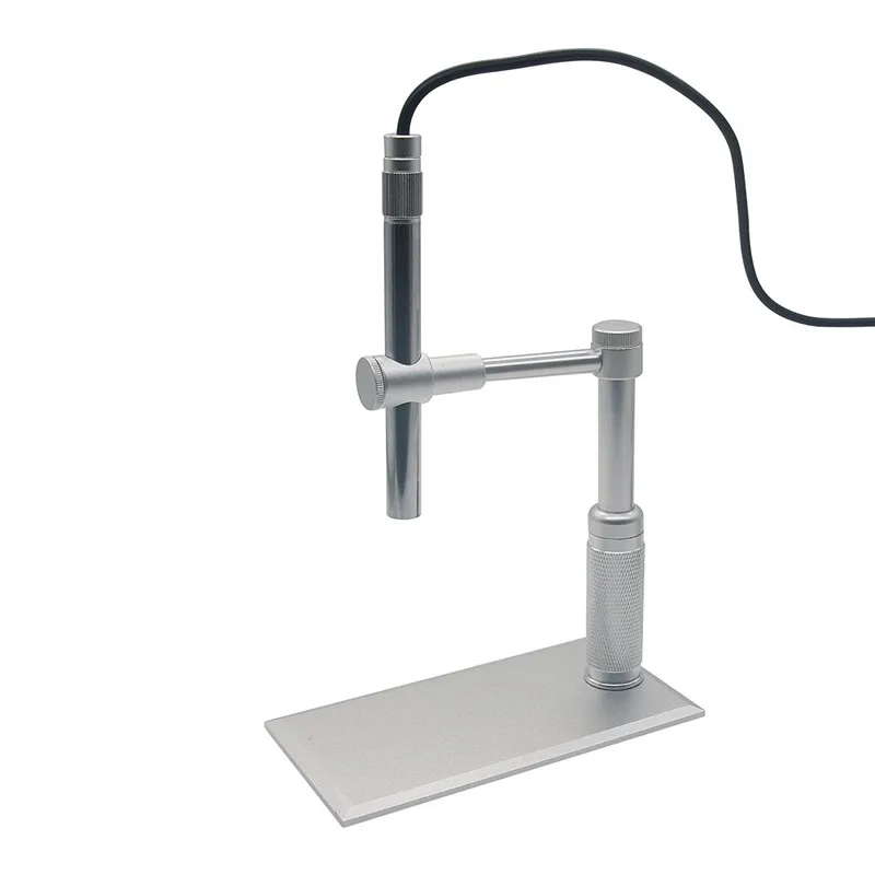 

USB Digital Microscope Stainless Alumilum Steel Alloy 500X 8LED HD Real 2MP Magnifier Durable Electronic Microscope