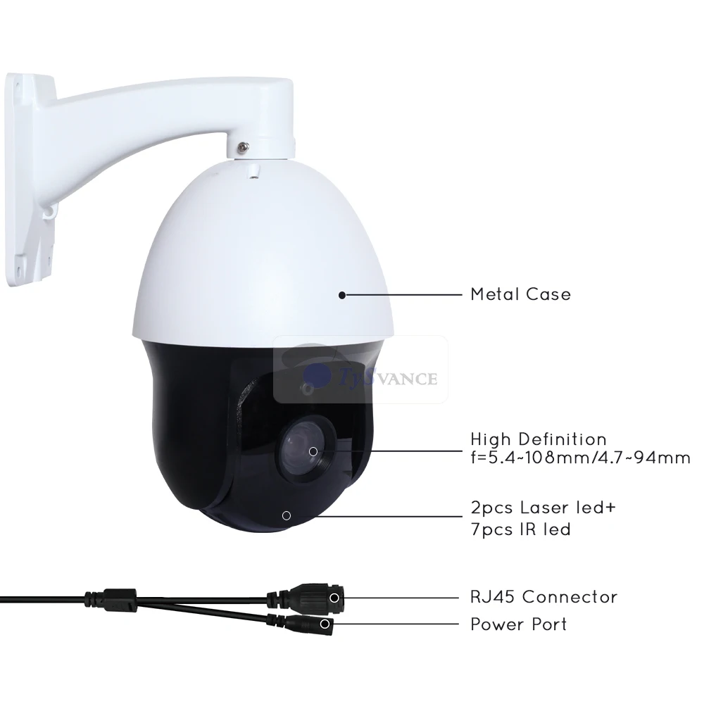 HD 2MP 5MP Открытый Onvif 30X зум PTZ водонепроницаемый IP средняя скорость купольная камера H.265 IR P2P 5.0MP Сеть CCTV камера безопасности