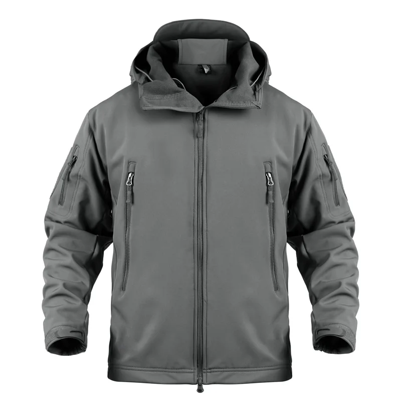

Military Jacket Men Softshell Waterpoof Camo Clothes Tactical Camouflage Army Hoody Jacket Male Winter Coat