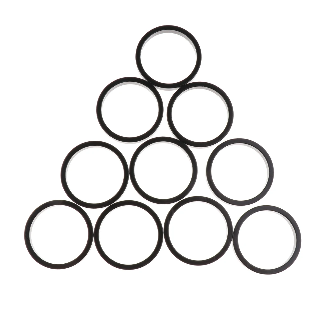 10Pcs Bike Headset Spacer Aluminium Alloy Bicycle Stem Headset Spacer fit 1/8-Inch Stem