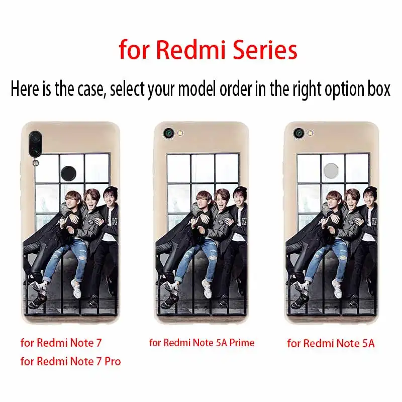 Мягкий чехол из ТПУ для Xiaomi Redmi 4X 4A 6A 7a Y3 K20 5 Plus Note 8 7 6 5 Pro Bangtan Boys Jimin Suga