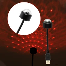 

1 Pcs LED Car Projector Night Light Voice Control Atmosphere Light Car Roof Star Light Ambient Light Car Decoration Light