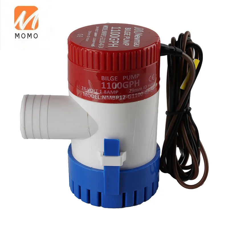 

Откачивающий насос 12 В с внешним поплавковым выключателем, используемым для морской воды, лодки, яхты, 1100 галлонов в час