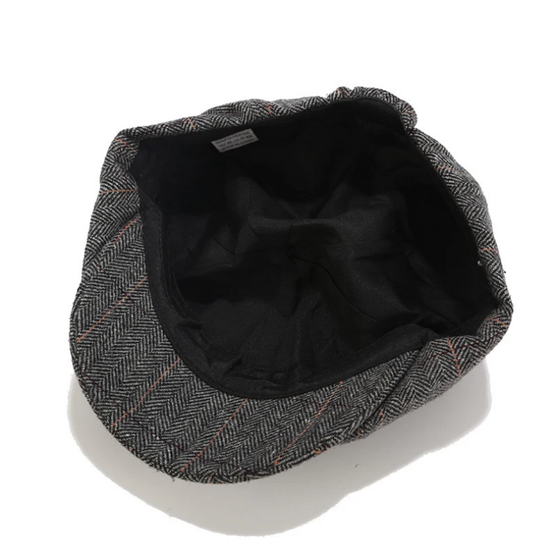 Casquette, Прямая поставка, шерстяная твидовая Кепка Newsboy, шапка в елочку для мужчин и женщин, Гэтсби, Ретро стиль, плоская кепка для водителя, BLM98