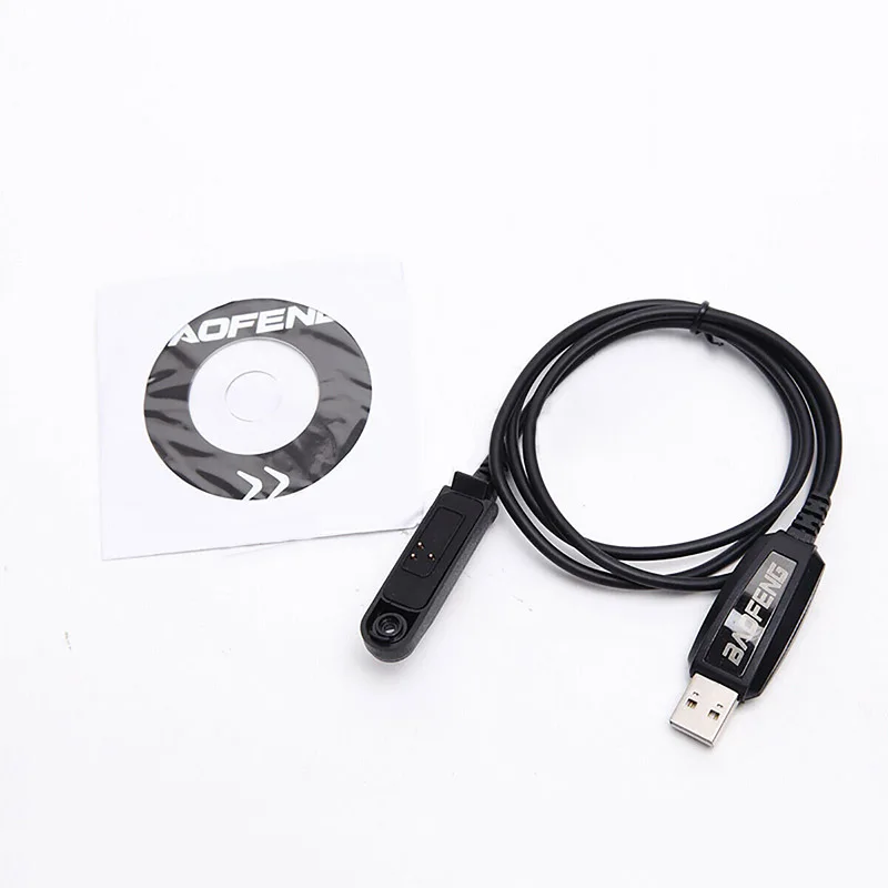 Walkie Talkie USB Programming Cable Cord CD For Baofeng BF UV9R BF UV9R Plus BF A58 2
