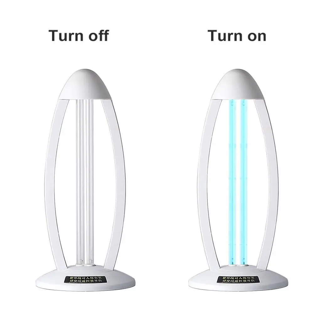 

38W UVC Ozone Germicidal Lamp Remote Control Timing Light for Household UVC Germicidal Light Sterilizing UV Light Sterilizer