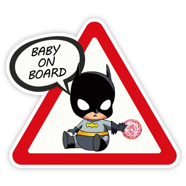 Batman Baby on Board Sticker Decal