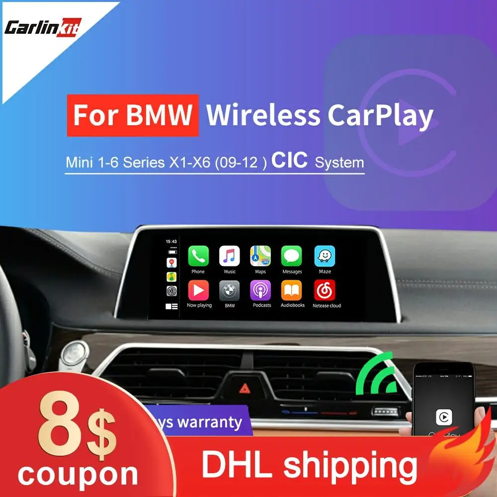 

Carlinkit Wireless Apple Canplay Android Auto/For BWM 2009-2012 CIC System Modified Carplay Airplay Mrrorlink Map TV-Box