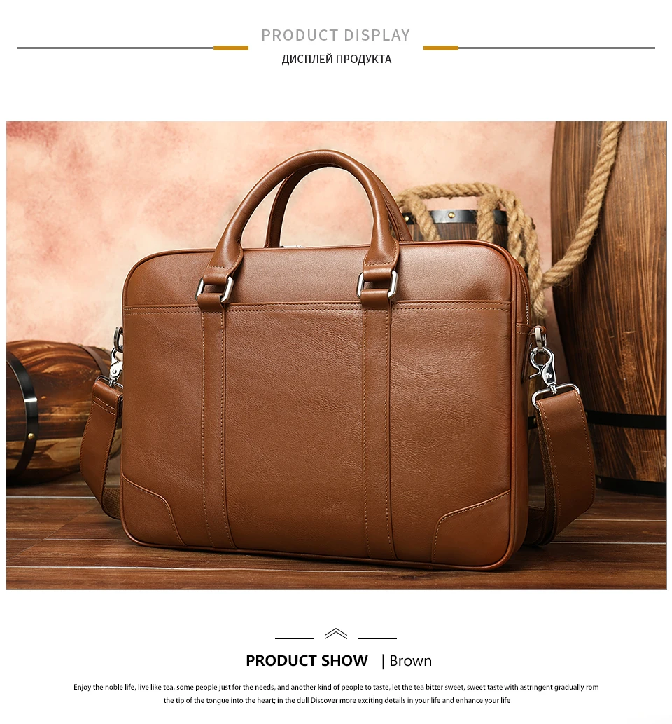 Повседневные мужские портфели, сумка для ноутбука, деловой портфель для документов, сумка для ноутбука, мужской кожаный портфель, винтажная офисная сумка 9879-2