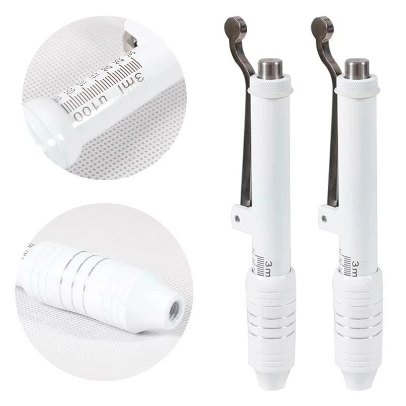 White Hyaluron Injection Pen Dermal Filler No Needle Ampoule Mesotherapy Acid Gun Anti-wrinkle Atomizer Hyaluronic Pen Injector