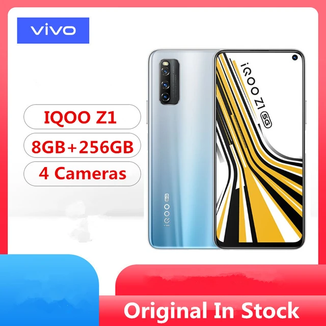 DHL Fast Delivery Vivo IQOO Z1 5G Cell Phone Mediatek 1000 Plus ...