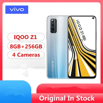 

DHL Fast Delivery Vivo IQOO Z1 5G Cell Phone Mediatek 1000 Plus Android 10.0 6.57" 144hz 8GB RAM 256GB ROM 48.0MP 44W Charger
