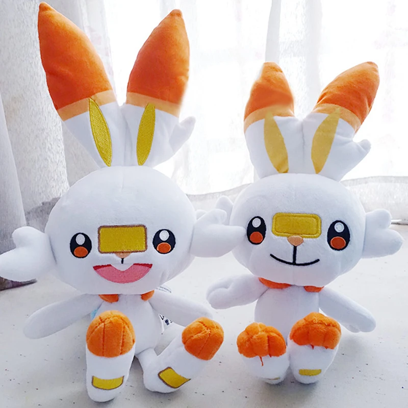 TOMY оригинальная плюшевая игрушка в виде меча и щита gosanke Grookey Scorbunny Sobble мягкая