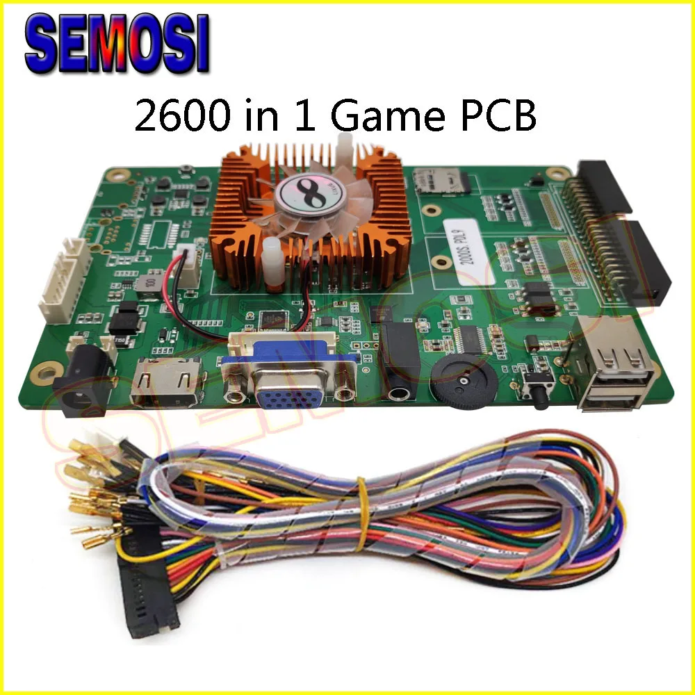 1660 в 1 игровая коробка 9 PCB 2600 доска аркадный шкаф с паузой для аркадной консоли