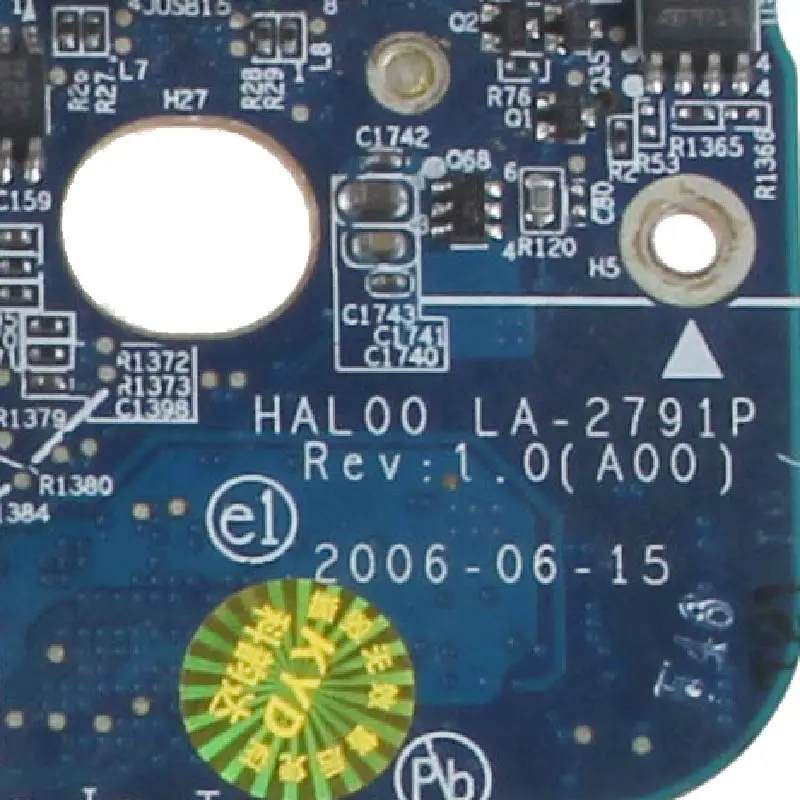 Placa-mãe do Portátil para Dell Latitude Notebook Mainboard La-2791p 945 Ddr2 Cn-0xd299 0xd299 D620 - Imagem 5