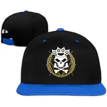 

TSDFCFive Finger Death Punch Music Band Logo Hip Hop Popular Baseball Cap White Adjustable Plain Hat