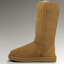 Высокие сапоги; коллекция года; женские зимние сапоги из натуральной овечьей кожи; модная зимняя обувь; botas mujer; женские сапоги с натуральным мехом