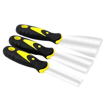 

3pcs Multifunctional Hot Bed Spade 3D Print Removal Tool Spatula Stainless Steel Blade Rubber Handle 3D Printer Accessories