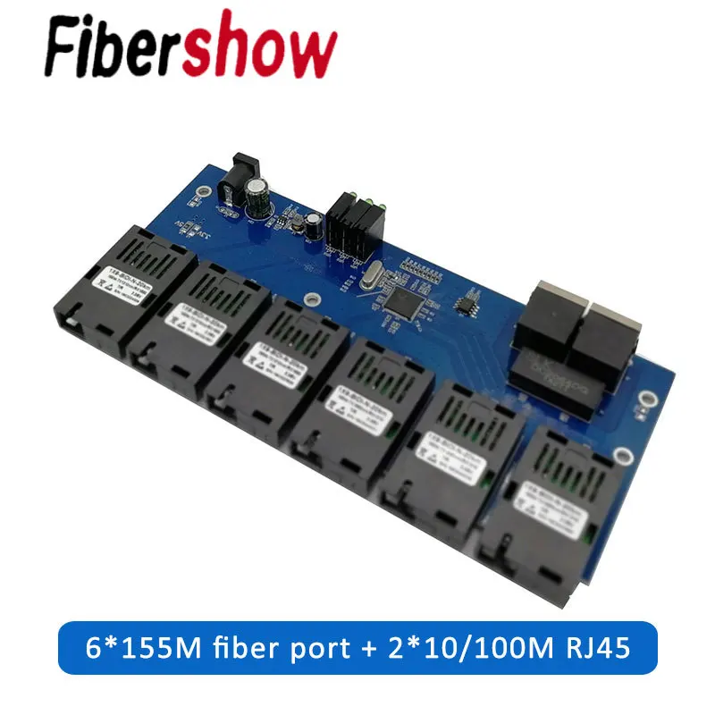 Ethernet-коммутатор с поддержкой быстрой передачи данных 10/100 м 20 км