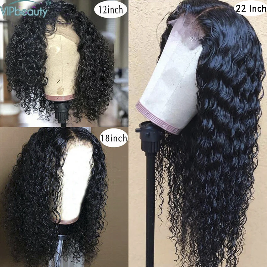 HD прозрачный кружевной парик глубокая волна парик предварительно сорванные Glueless 13x6 13x4 4x4Lace передние человеческие волосы парики малазийские человеческие волосы парик Remy