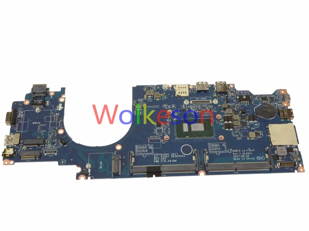 SHELI для DELL Latitude 5490 материнская плата для ноутбука с I5-8250U процессором DDR4 CN-0FTY9P 0FTY9P FTY9P PWB: 28JGM DDM70 LA-F401P тест ОК