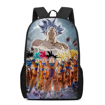 

Cartoon Dragon Ball Legends Print School Backpack For Teenage Boys Student Kids Canvas Children Primaris Schoolbags A Custom