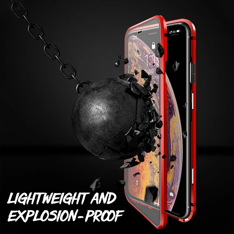 Achat Coque protection 360° Anti-espion iPhone 11 [Fermeture magnétique + verre  trempé Confidentiel Privacy] - iPhone 11 - MacMa