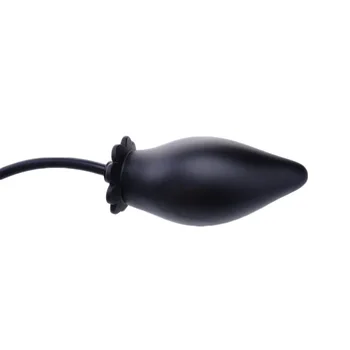 Inflatable Silicon Huge Big Anal Plug Dildo Pump Anal Dilator Expandable No Vibrator Butt Plug Anal Balls Sex Toys Stimulators 5