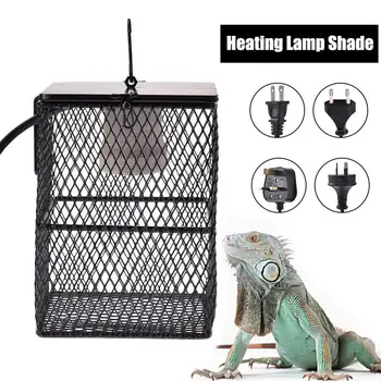 

Reptile Heater Guard Reptile Heating Lamp Shade Heating Bulb Lamp Enclosure Cage Protector Heating Lampshade For Pet Incubator
