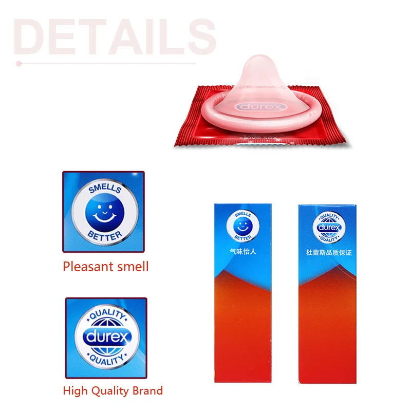 Презервативы Durex мужские из натурального латекса с задержкой интимные товары для
