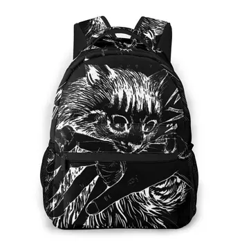 

Junji Ito Shoulder Bag for Teenage Cat Junji Ito Bite Fashion Students Backpack