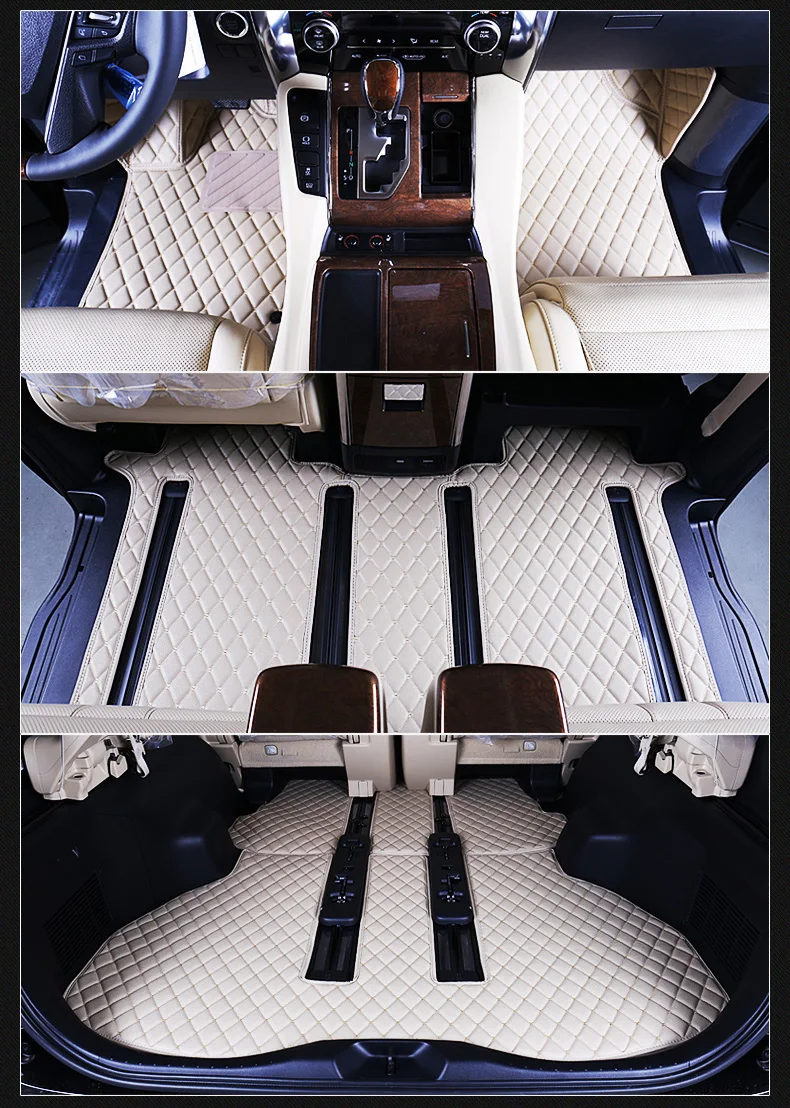 Волоконный кожаный коврик для салона автомобиля для toyota alphard Vellfire- ковер для стайлинга автомобиля аксессуары для внутреннего пола