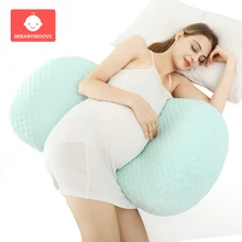 Для беременных женщин Спящая Подушка с наволочкой хлопок u-образные подушки для беременных моющиеся для беременных