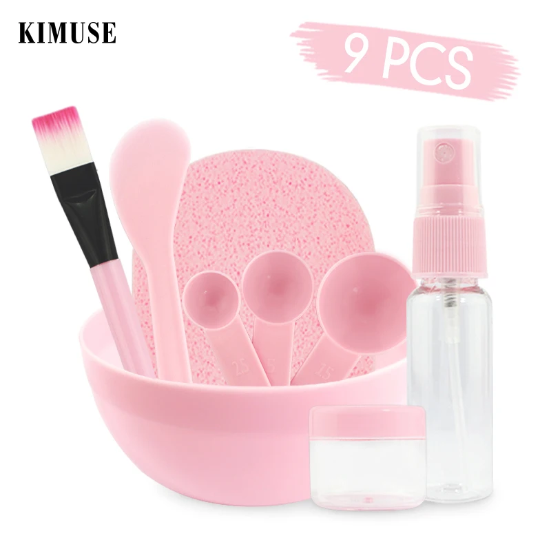 KIMUSE 9 PCS Face Mask Bowl Brush Spoon Stick Beauty Make up Set For Facial Mask Tools Women's Makeup Tool Kits pincel maquiagem KIMUSE 9 PCS Face Mask Bowl Brush Spoon Stick Beauty Make up Set For Facial Mask Tools Women's Makeup Tool Kits pincel maquiagem