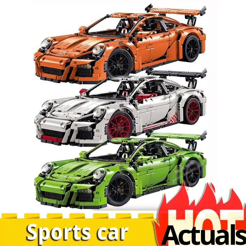 

NEW LEgoinglys Decool 3368 Technic porscheinglys car 20001 Model 42056 Set Building Blocks Bricks Educational toys for boys gift