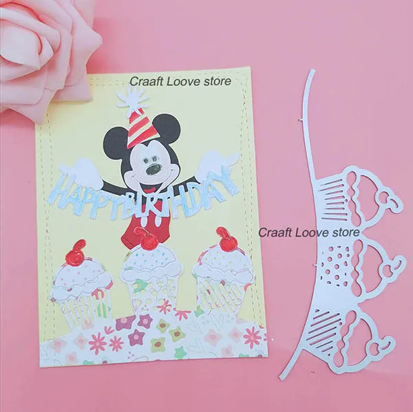 METAL-CUTTING-DIES-2019-Heart-Cherry-Cupcake-Border-Cutting-die-for-Scrapbook-paper-craft-card-cutter