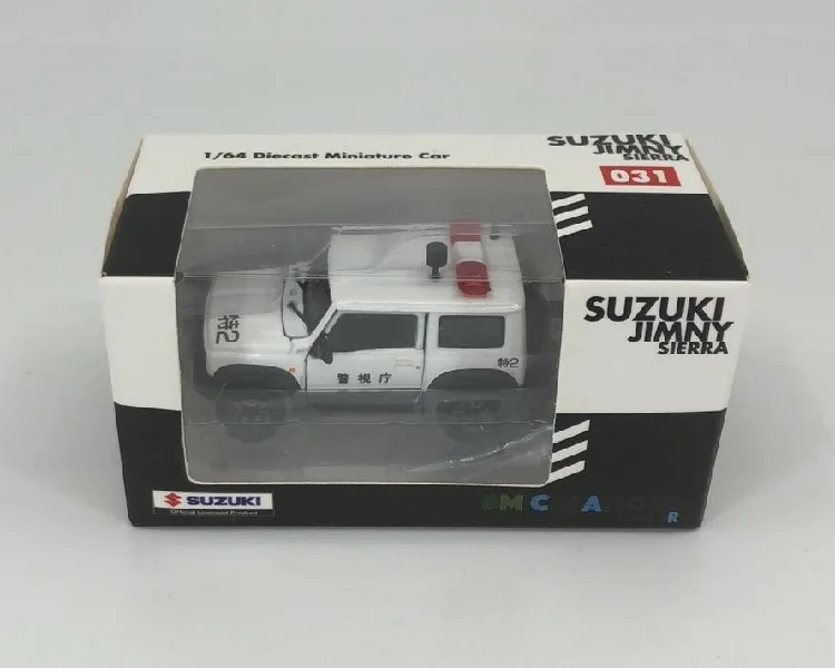 BM Creations 1:64 Suzuki Jimny (JB74) матово серый с комплектом аксессуаров LHD/Япония полиция RHD