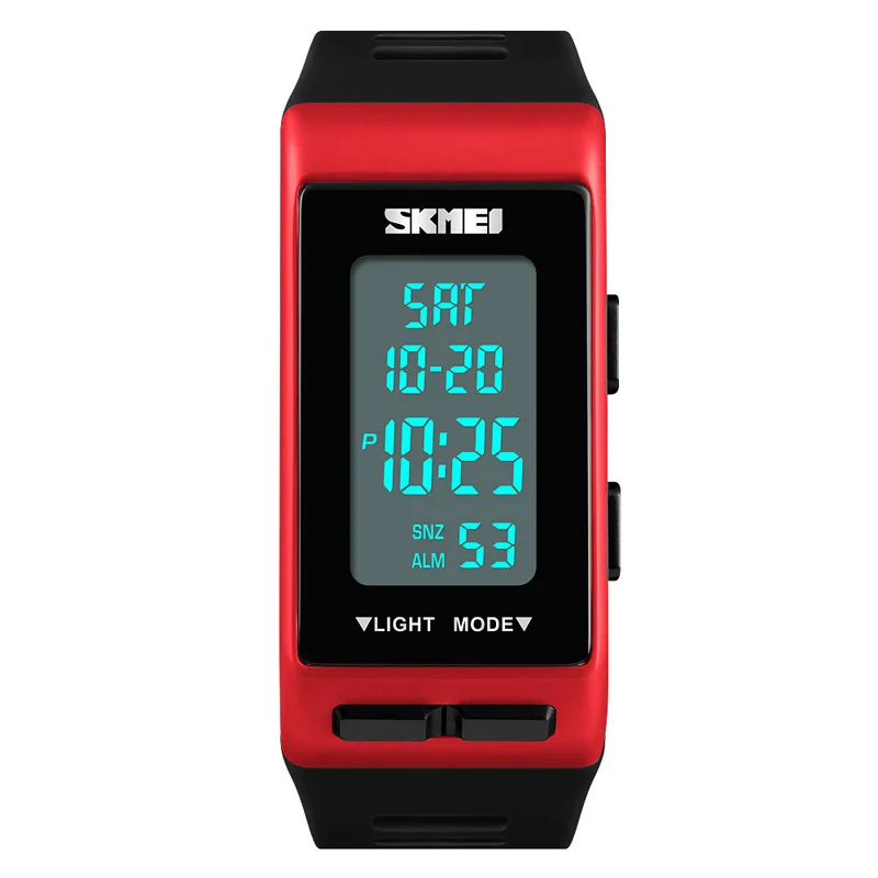 

Fashion Digital Display Electronic Watch Dual Time Couple Watch Waterproof Sports Watch LXH
