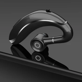 

Top Deals Q10 Wireless Headphone Earbud Ear Hook Bluetooth 5.0 Earphone 300MAh Single Handfree with Microphone for Driving Sport