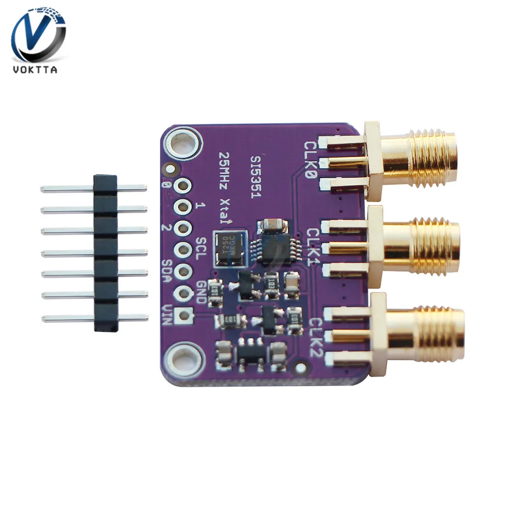 Плата настольного сигнала CJMCU 5351 Si5351A Si5351 для Arduino IDE I2C контроллер SMA разъем 3 В LDO