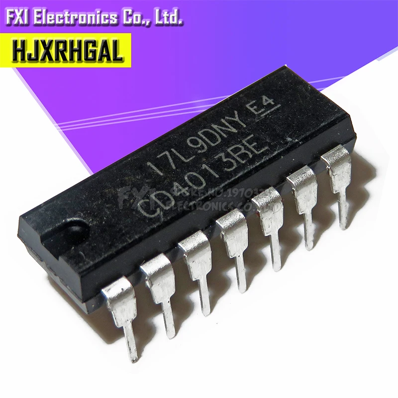 100 шт. CD4013BE CD4013 DIP14 DIP | Электронные компоненты и принадлежности