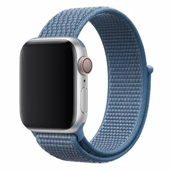 

Strap for Apple Watch 38mm Nylon Loop Blue