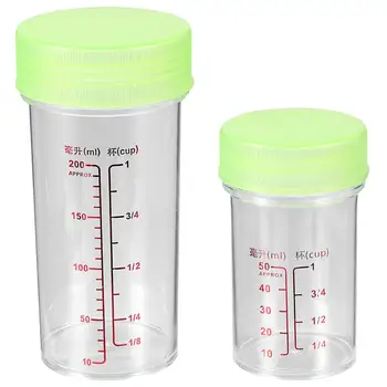 

2 Pcs Measuring Cups Sturdy Prime Durable for School Laboratory