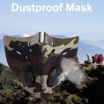 

Fast Delivery Cycling Dust Mask Anti-fog Double-valve Comfortable Face Mouth Protection Cover For Outdoor Sports