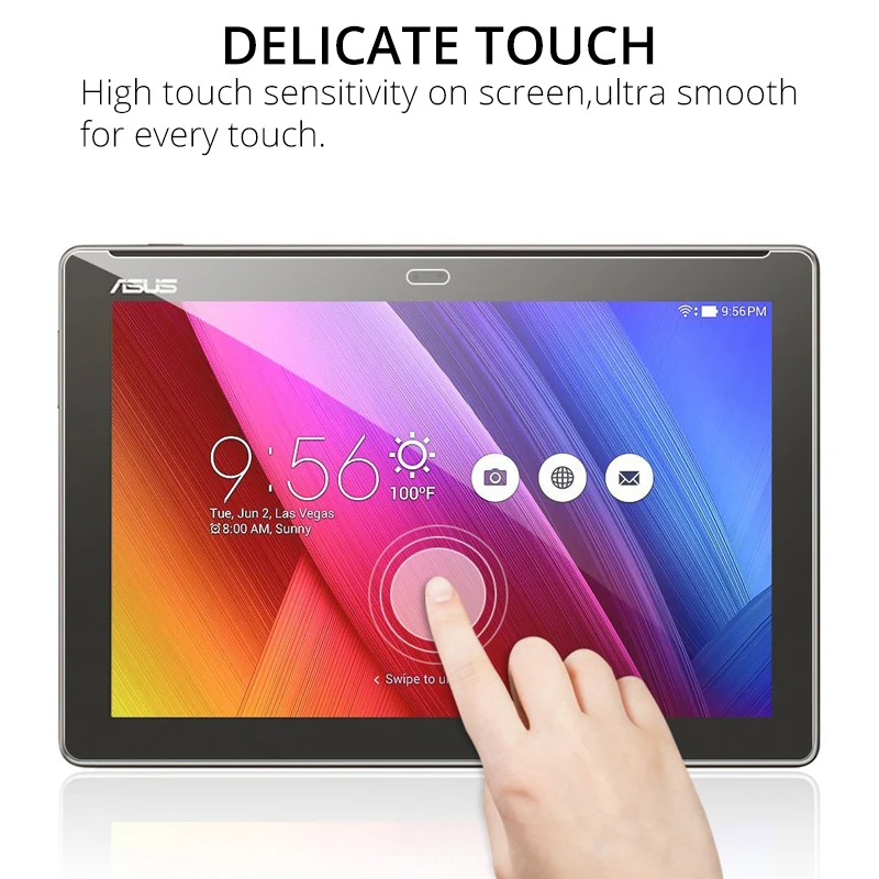 Premium Tempered Glass for Asus ZenPad 10 Z300 Z300C Z300CL Z300CG Z300M Z301 Z301ML Z301MFL 10.1" Tablet Screen Protector 4